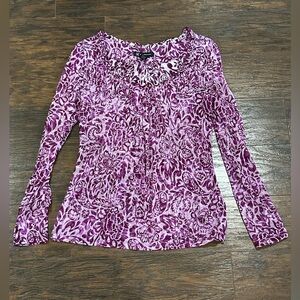 INC International Concepts Women's Long Sleeve Top Size S